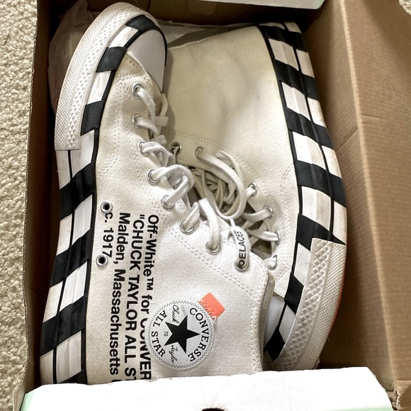 Off-White for Converse “CHUCK TAYLOR ALL STAR” Men’s size 11 EUC - Picture 2 of 7